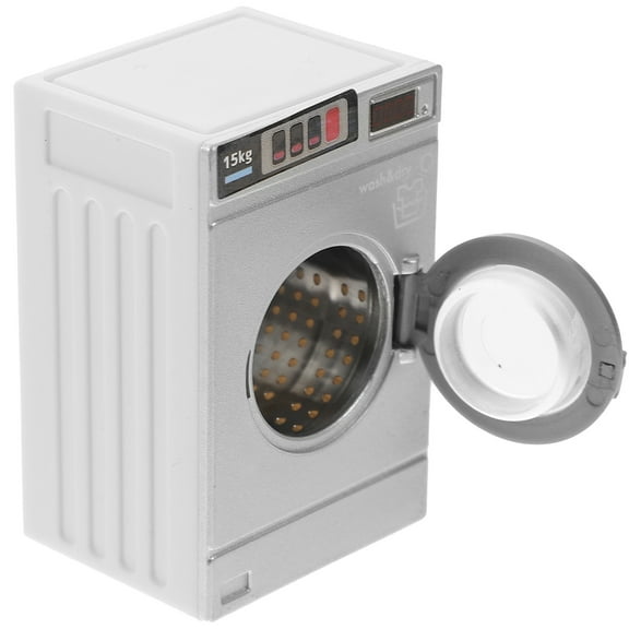 Doll House Washing Machine Miniature Washer and Dryer Furniture