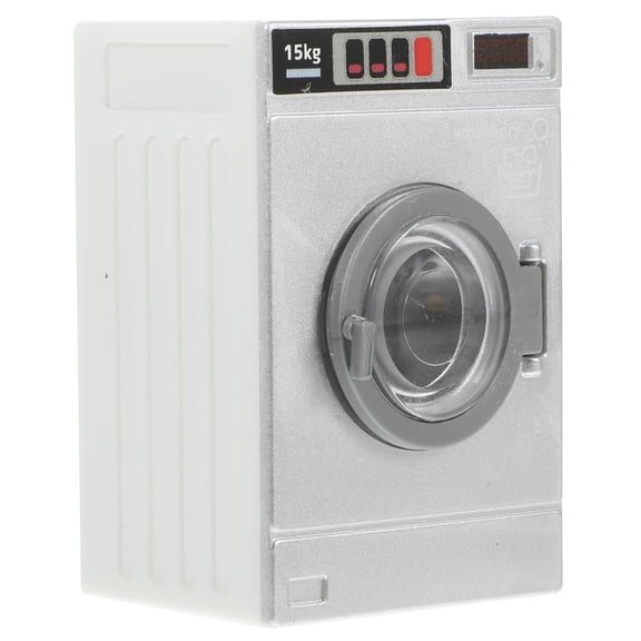 CRAFTHROU Kids Toy Washing Machine Dollhouse Accessory Plastic Miniature 1 Pack for Pretend Play