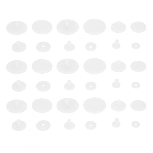 Doll Joints 120Pcs Doll Joints Plastic Skeleton Accessories for Toys Teddy Bear Making DIY