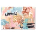 thumbnail image 1 of Doll Memories-Abstract Splashes Colorful Abstract Canvas Wall Art by Art Remedy, Gallery Wrapped, 30"x20", 1 of 7