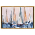 thumbnail image 1 of Doll Memories - Afternoon of Romance Canvas Glam Beach Wall Art by Art Remedy, Gold Frame, 45" x 30", 1 of 7