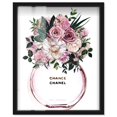 thumbnail image 1 of Doll Memories - Floral Chance Fragrance Shadowbox Print Modern Fashion Art by Art Remedy, Black Frame, 20 x 24, 1 of 7