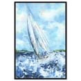 thumbnail image 1 of Doll Memories - Lost Sunset Canvas Modern Beach Wall Art by Art Remedy, Black Frame, 30" x 45", 1 of 7