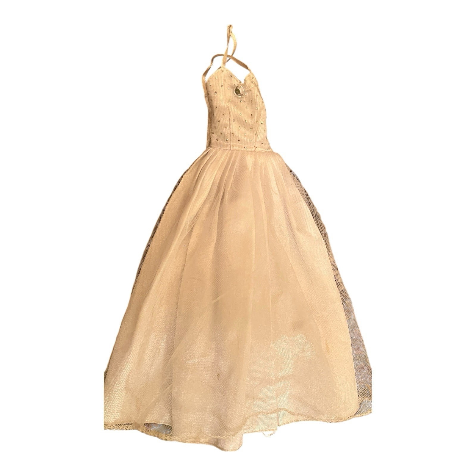 Doll Modern Wedding Type Special Occasion Fantasy Long Gown Dress White -  Walmart.com