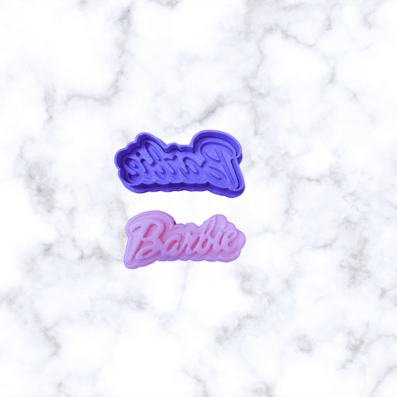 Doll Name Cookie Cutter & Debosser #4