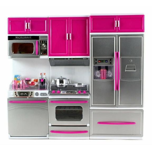 Doll Playset: My Modern Kitchen Full Deluxe Kit Operated Kitchen Playset