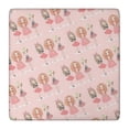 thumbnail image 1 of Doll Princess Pattern Square Fitted Tablecloth with Elastic Edge,Square Table Cover,Washable Elastic Table Cover for Home Kitchen Party Decor 36"x36", 1 of 6
