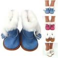 thumbnail image 1 of Doll Shoes under $5! Yannianjz Glitter Doll Shoes for 18 Inch Girl Doll, Winter Fashion Footwear for Our Generation Dolls, Girls Toy Accessory, 1 of 9