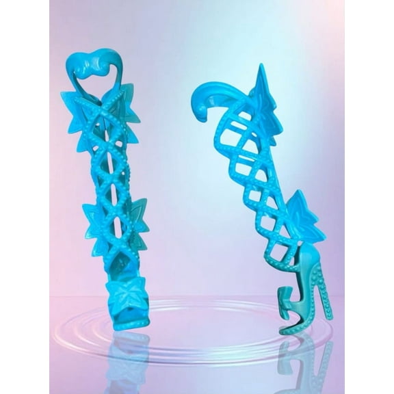 Doll Shoes Blue Strappy Butterfly High Heels Wrap Around Pumps Tall Wings Lol Surprise doll OMG Bartz