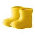 thumbnail image 1 of Doll Shoes Miniature Boots Handmade Silicone for 1/12 BJD Dolls Yellow Fashion Accessories, 1 of 9