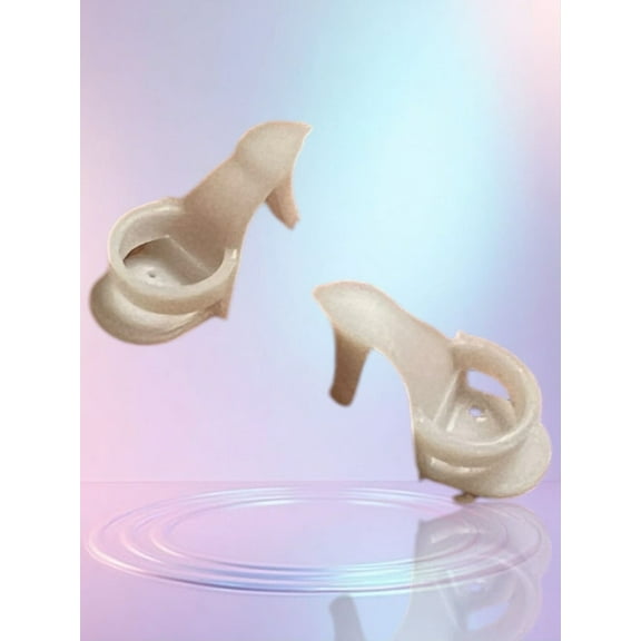 Lol Surprise Doll OMG Bratz Doll Shoes White Arch Foot Strap Heels