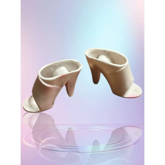 Lol Surprise Doll OMG Bratz Doll Shoes White Pumps Heels Open Toed