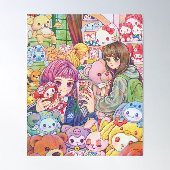 Doll Shop Poster Wall Art, Modern Wall Decor For Living Room Bedroom, 8x12 UNFRAMED