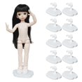 thumbnail image 1 of "Doll Stand White for 12inches Dolls ,Action Figures ,Support Holder 10 Pack of", 1 of 10