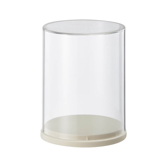 Doll Storage Display Stand Box with 360 Degree Swivel Base, Transparent PETG Material for Action Figure Anime Character, Hanging Display Multifunctional with Clear Cover for Collectible Showcase