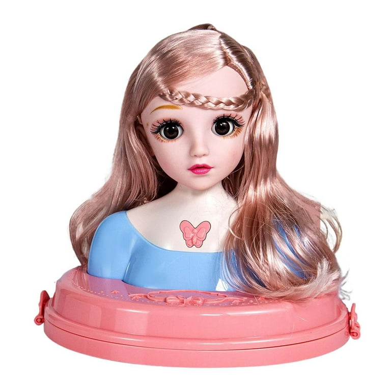 Doll Styling Head Toy Doll Hair Styling Toy DIY Dolls Toy Makeup Dolls for  Girls