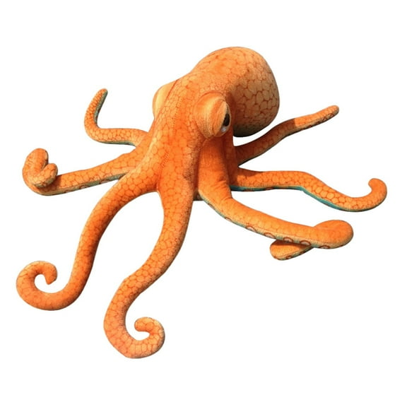Doll Toy Sea Animal Squid Doll Marine Life Educational Realistic Soft Stuffed Ocean Creature for Kids