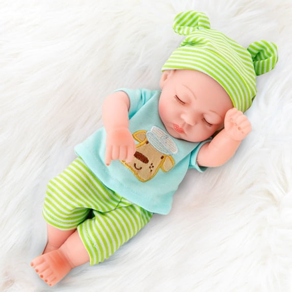 Doll Toy Soft Rubber Baby Girl Doll Gift Vinyl Doll Doll Toy Boy Girl Gift Baby Doll Gifts for Toddlers 1-3