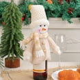 thumbnail image 1 of Doll Wine Bottle Cover Cute Red Wine Bottle Decorative Bag Christmas Table Atmosphere Decorations, 1 of 5