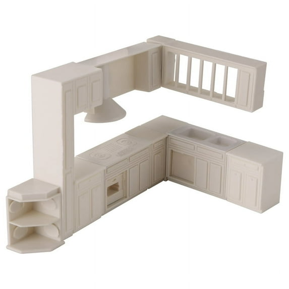 Doll house Miniature cabinet kitchen furniture molds home decor kit