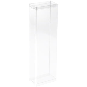 DollSafe Clear Folding Display Box for 11-12.5 inch Dolls and Action Figures, 4" W x 2.25" D x 13" H, Pack of 2