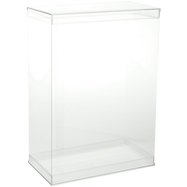 DollSafe Deluxe Clear Folding Display Case with Acrylic Top and