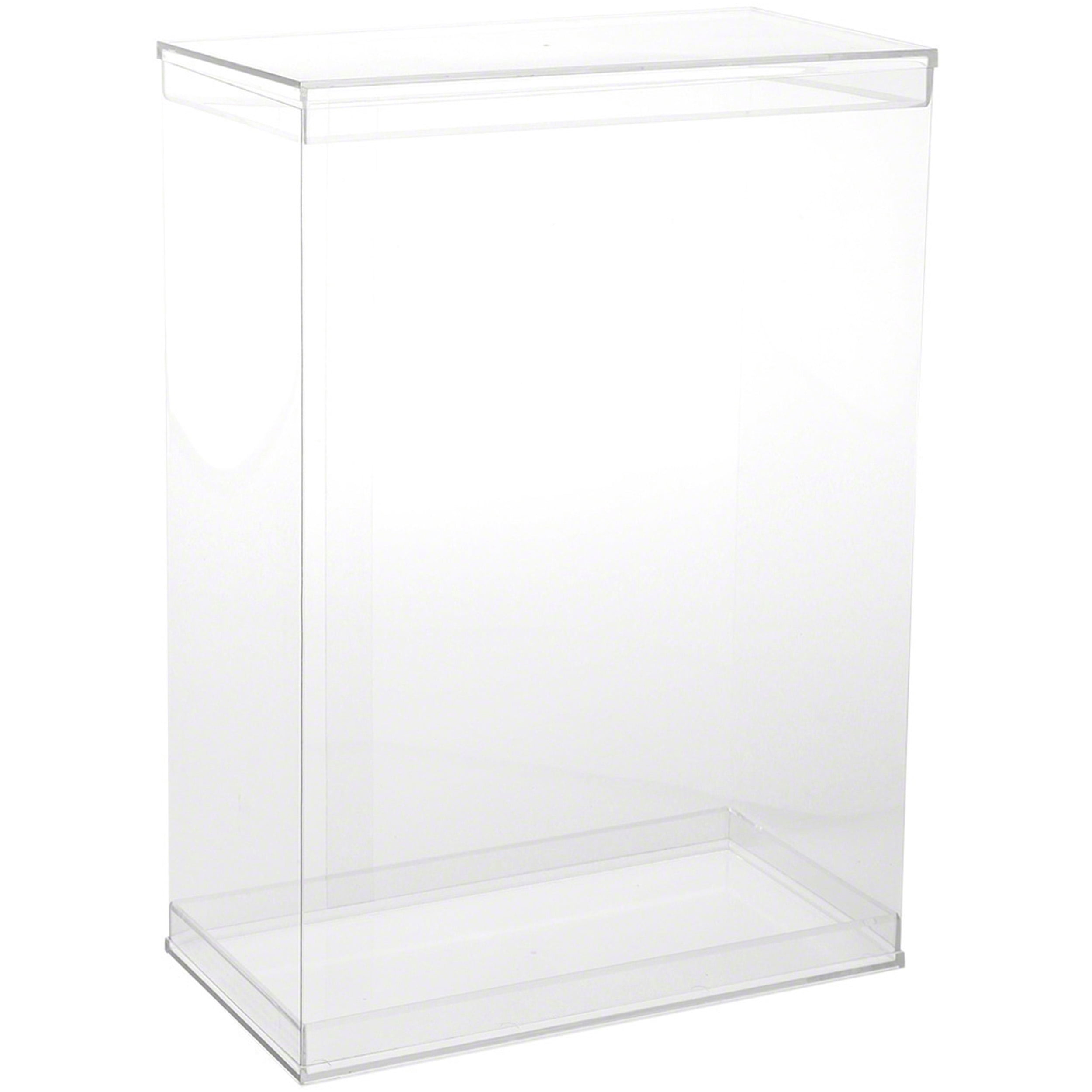 Milano Collection 18 Deluxe Clear Collapsible Acrylic Wig Stand for Display and Travel