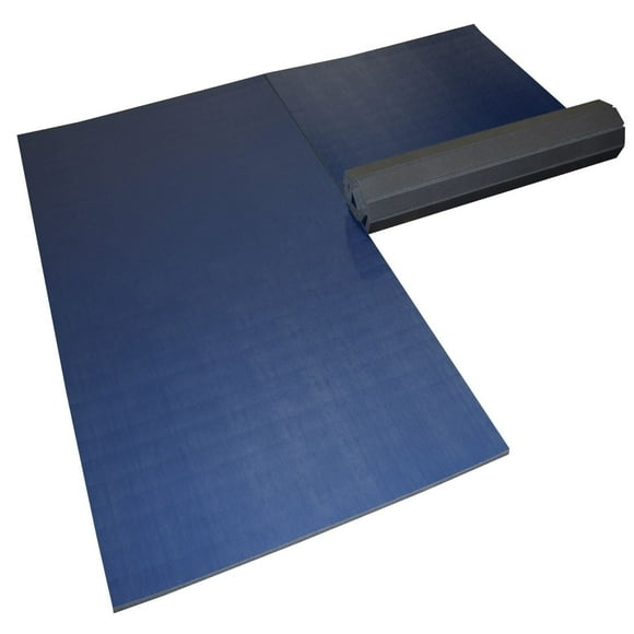 Dollamur 10x10x1.25 Wrestling Mat, Navy, Home Workouts, Exercise
