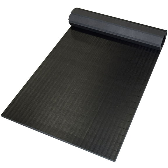 Dollamur 5'x10'x1.25" Martial Arts Mat, Black, Foldable Mat for Jiu Jitsu, BJJ, MMA, Martial Arts, and Judo