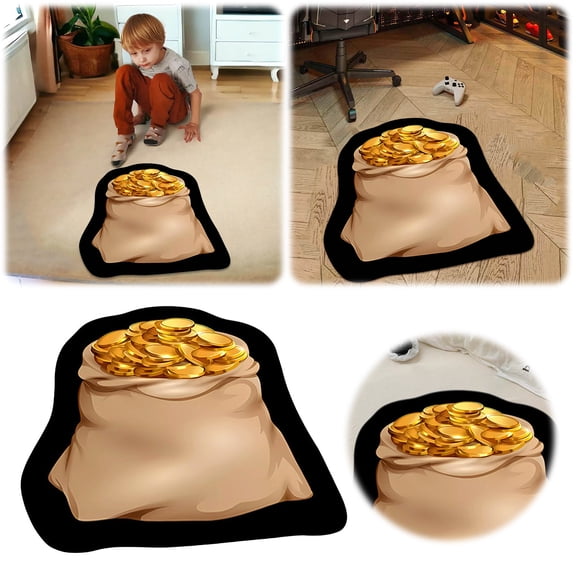 Dollar Bag Mud Special Shaped Floor Mat Bathroom Water Absorbing Foot Mat Entrance Dirt Wear Floor Mat38260