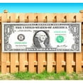thumbnail image 1 of Dollar Bill 13 oz Vinyl Banner With Metal Grommets, 1 of 4