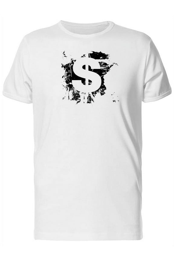 Dollar Currency $ T-Shirt Men -Image by Shutterstock, Male Medium