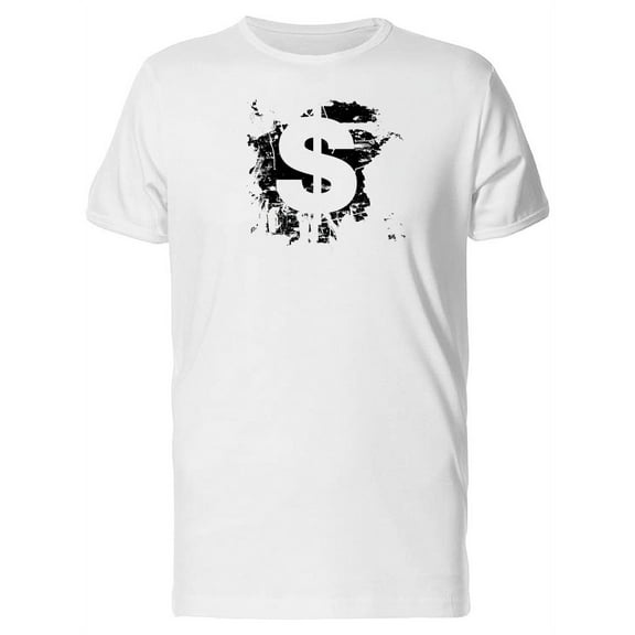 Dollar Currency $ T-Shirt Men -Image by Shutterstock, Male Medium