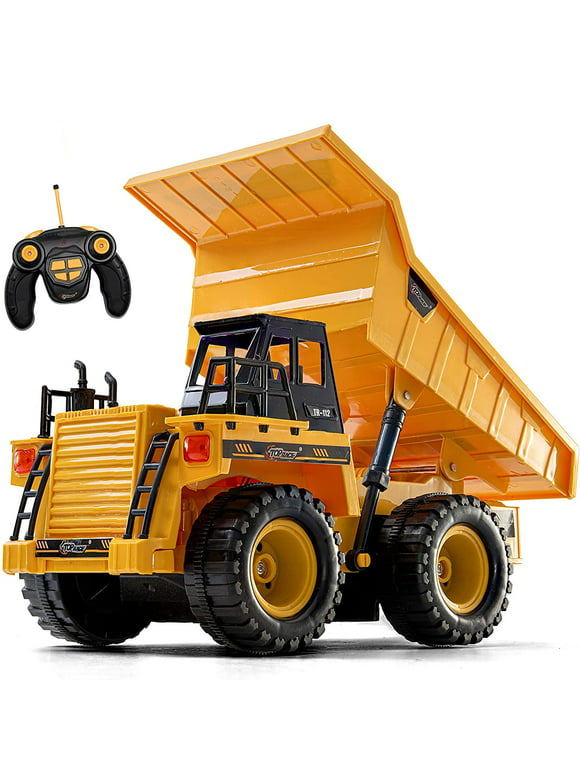 Dollar Deal | Top Race Remote Control Construction Dump Truck Toy Rc Dump Truck