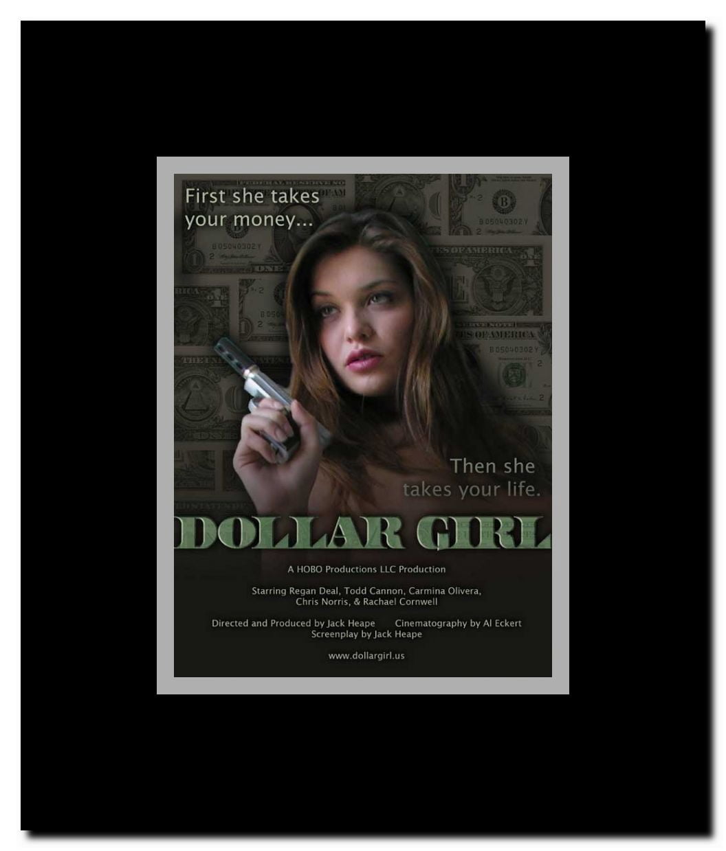 Dollar Girl Framed Movie Poster