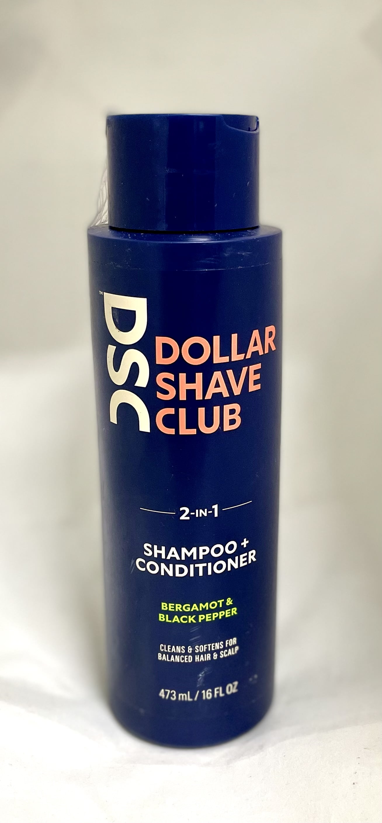 Dollar Shave Club 2in1 Shampoo/Conditioner 16 oz Bergamot