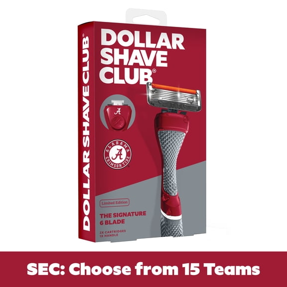 Dollar Shave Club Alabama 6-Blade Razor Starter Set