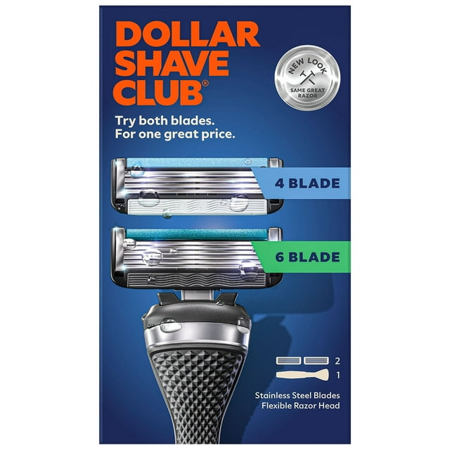 Dollar Shave Club Men's Razor Mixed Starter Shaving Kit Includes 1