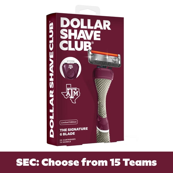 Dollar Shave Club Texas A&M 6-Blade Razor Starter Set