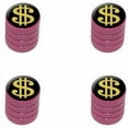 thumbnail image 1 of Dollar Sign Gold and Black Tire Rim Wheel Aluminum Valve Stem Caps, Multiple Colors, 1 of 1