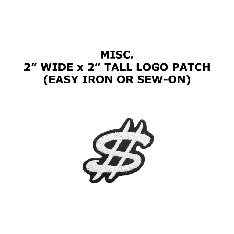 Custom Logo Name Embroidered Patches Iron on Hats Clothing Design Sewing  Patches