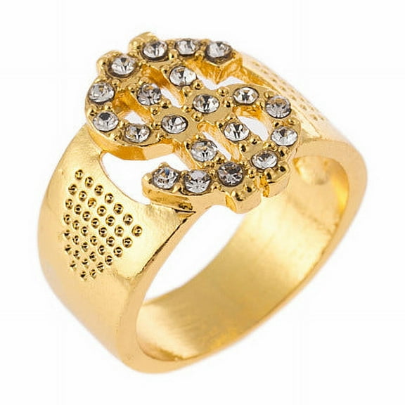 Dollar Sign Ring Men's Hip Hop Ring