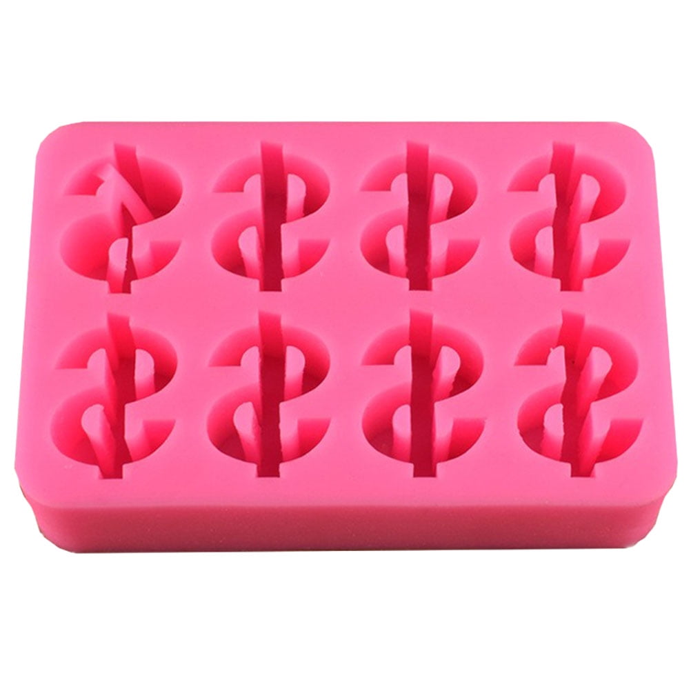 Dollar Sign Silicone Mold DIY Cake Fondant Mold Dollar Sign Biscuit