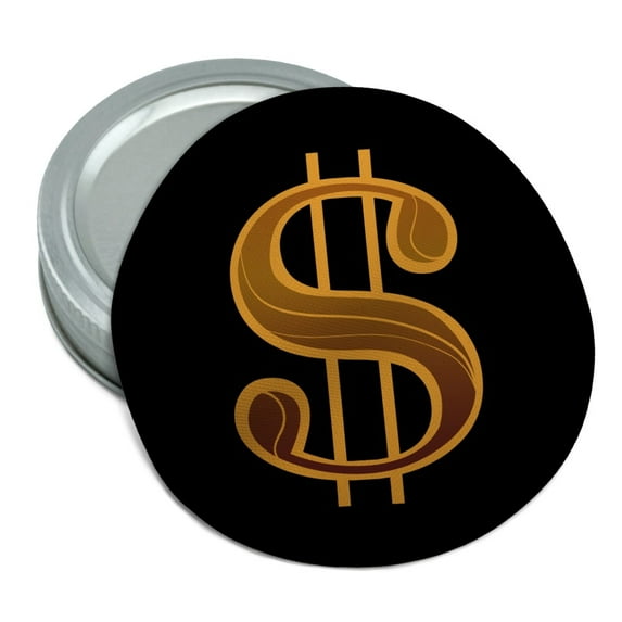 Dollar Sign Symbol Round Rubber Non-Slip Jar Gripper Lid Opener
