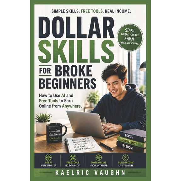 Dollar Skills for Broke Beginners: How to Use AI and Free Tools to Earn Online from Anywhere (No Experience Needed), (Paperback)