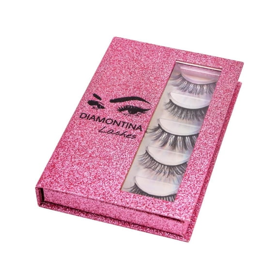 Dollar2Million False Eyelashes, Fluffy Faux Mink Eyelashes Set, 5 Styles