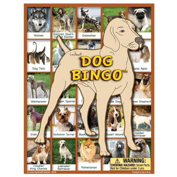DollarDays 2391352 Dog Bingo Game - Case of 6