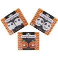 thumbnail image 1 of Dollardays 2318793 Halloween Tea Lights, White & Orange - Case of 48, 1 of 1