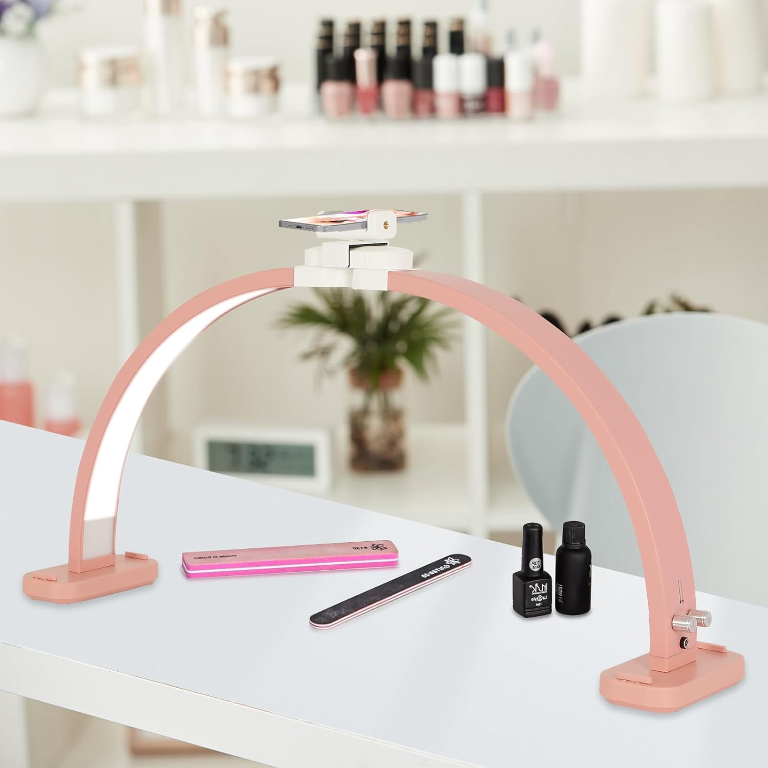 Dollate Half Moon Light, Upgraded Desk Lamp for Nail Painting,