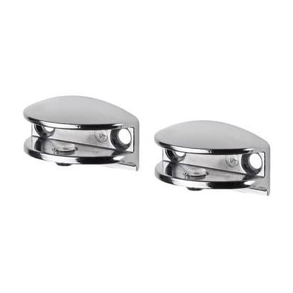 Dolle Flic 5058026 1.6 x 1.6 x 0.8 in. Silver Metal Shelf Clips - 11 lbs - Pack of 8